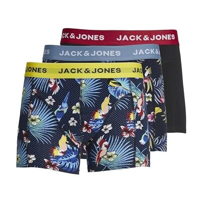 JACK & JONES JACFLOWER Bird Trunks 3 Pack NOOS JACK & JONES JACFLOWER Bird Trunks 3 Pack NOOS