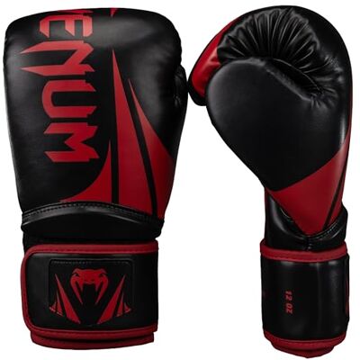 Venum Challenger 2.5 Boxhandschuhe – Schwarz/Rot – 10-Unzen Venum Challenger 2.5 Boxhandschuhe – Schwarz/Rot – 10-Unzen