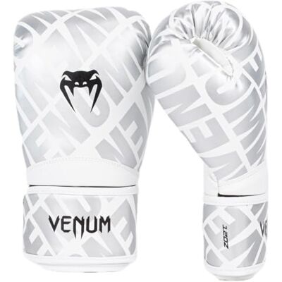 Venum , Contender 1.5 XT Boxhandschuhe, Unisex Erwachsene, 12 Oz, Weiß/Silber Venum , Contender 1.5 XT Boxhandschuhe, Unisex Erwachsene, 12 Oz, Weiß/Silber