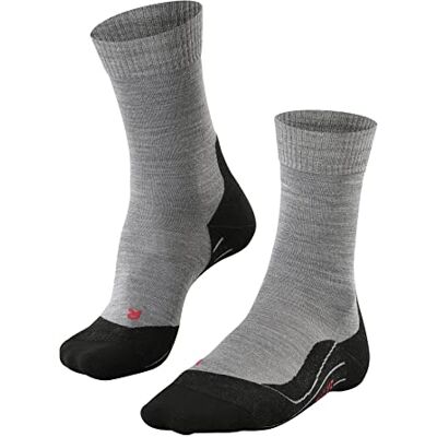 FALKE Herren Wandersocken TK5 Wander M So Wolle Funktionsmaterial antiblasen dünn 1 Paar, Grau Light Grey 3403, 42-43 FALKE Herren Wandersocken TK5 Wander M So Wolle Funktionsmaterial antiblasen dünn 1 Paar, Grau Light Grey 3403, 42-43