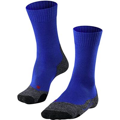 FALKE Herren Wandersocken TK2 Explore M So Wolle Funktionsmaterial antiblasen dick 1 Paar, Blau Yve 6714, 46-48 FALKE Herren Wandersocken TK2 Explore M So Wolle Funktionsmaterial antiblasen dick 1 Paar, Blau Yve 6714, 46-48