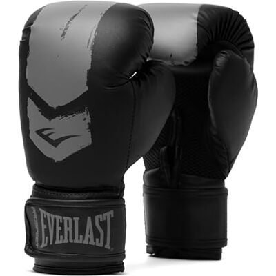Everlast Prospect 2 6oz Kinder Boxhandschuhe (8–12 Jahre) Schwarz/Grau für Sandsack & Pratzen, weiches Innenfutter, Klettverschluss, belüftete Handflächen – Authentische Ausrüstung Everlast Prospect 2 6oz Kinder Boxhandschuhe (8–12 Jahre) Schwarz/Grau für Sandsack & Pratzen, weiches Innenfutter, Klettverschluss, belüftete Handflächen – Authentische Ausrüstung