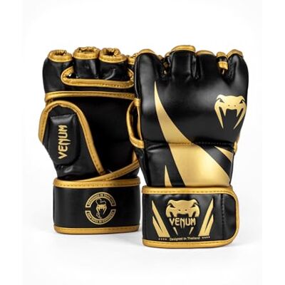 Venum , Challenger 2.0 MMA Handschuhe, Unisex Erwachsene, L/XL, Schwarz/Gold Venum , Challenger 2.0 MMA Handschuhe, Unisex Erwachsene, L/XL, Schwarz/Gold