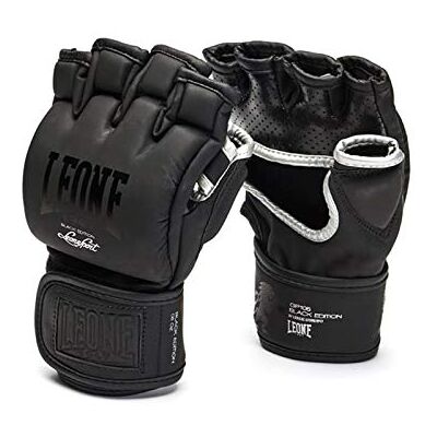 LEONE 1947 , Black Edition MMA-Handschuhe, Unisex-Erwachsene, Schwarz, XL, GP105 LEONE 1947 , Black Edition MMA-Handschuhe, Unisex-Erwachsene, Schwarz, XL, GP105