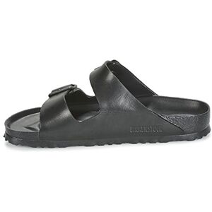 Birkenstock Unisex-Erwachsene Arizona Birko-Flor Pantoletten, Schwarz (Schwarz), 36 (schmal), 36 EU Birkenstock Unisex-Erwachsene Arizona Birko-Flor Pantoletten, Schwarz (Schwarz), 36 (schmal), 36 EU