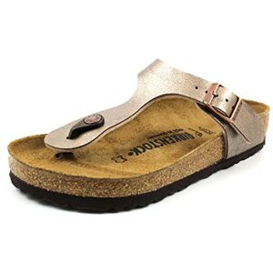 Birkenstock Gizeh BF Damen,Frauen,Zehentrenner,Synthetik,Seidenglanz,Sandalen,feiner Glanz,elegant, Graceful Taupe Gold, 41 EU Birkenstock Gizeh BF Damen,Frauen,Zehentrenner,Synthetik,Seidenglanz,Sandalen,feiner Glanz,elegant, Graceful Taupe Gold, 41 EU