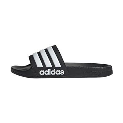 adidas Unisex Adilette Shower Slides Slipper, Core Black / Cloud White, 43 EU adidas Unisex Adilette Shower Slides Slipper, Core Black / Cloud White, 43 EU