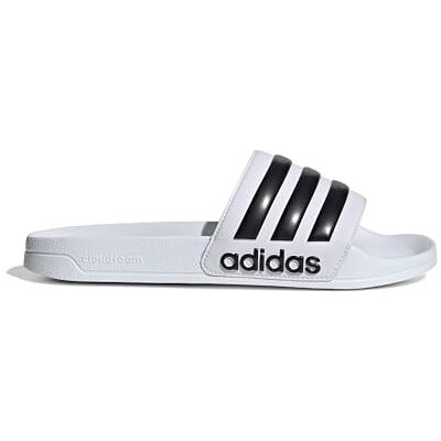 adidas Unisex Adilette Shower Slides Slipper, Cloud White / Core Black / Cloud White, 43 EU adidas Unisex Adilette Shower Slides Slipper, Cloud White / Core Black / Cloud White, 43 EU