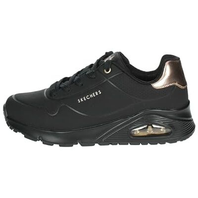 Skechers Herren UNO GEN1 Shimmer Away Sneaker, Schwarz, 38 EU Skechers Herren UNO GEN1 Shimmer Away Sneaker, Schwarz, 38 EU