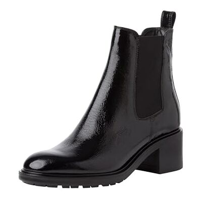 Tamaris Damen Chelsea Leder Blockabsatz bequem; BLACK PATENT, EU 39 Tamaris Damen Chelsea Leder Blockabsatz bequem; BLACK PATENT, EU 39