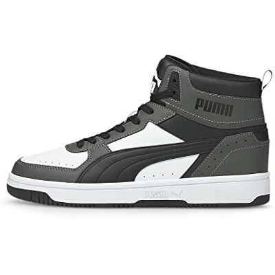 PUMA Unisex Rebound JOY Turnschuhe, Dark Shadow- Black- White, 44.5 EU PUMA Unisex Rebound JOY Turnschuhe, Dark Shadow- Black- White, 44.5 EU