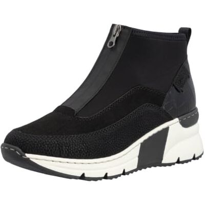 Rieker Damen N6532 Chelsea-Stiefel, schwarz, 36 Rieker Damen N6532 Chelsea-Stiefel, schwarz, 36