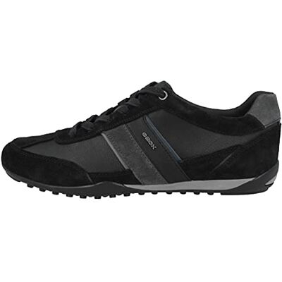 Geox Herren U Wells C Sneaker, Black Dk Jeans, 42 EU Geox Herren U Wells C Sneaker, Black Dk Jeans, 42 EU