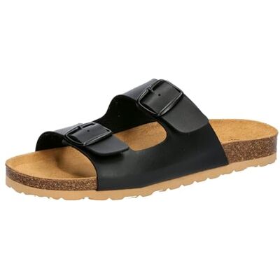 Lico Herren Bioline Man Mules Soft Pantoletten, Schwarz Helle Sohle, 42 EU Lico Herren Bioline Man Mules Soft Pantoletten, Schwarz Helle Sohle, 42 EU