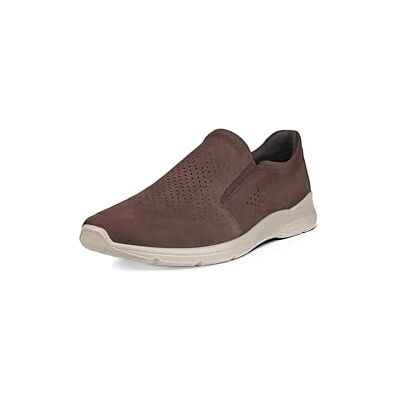 ECCO Herren Irving Lederloafer mit Lochmuster Braun 49 ECCO Herren Irving Lederloafer mit Lochmuster Braun 49