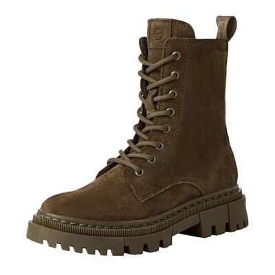 Tamaris Damen Stiefelette Leder Blockabsatz Wechselfußbett; OLIVE, EU 42 Tamaris Damen Stiefelette Leder Blockabsatz Wechselfußbett; OLIVE, EU 42