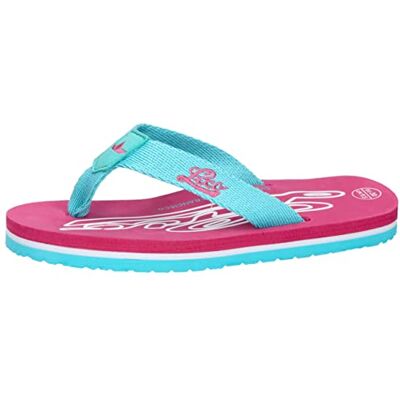 Lico Unisex Kinder Flamenco Flipflops, Türkis Pink Weiß, 31 EU Lico Unisex Kinder Flamenco Flipflops, Türkis Pink Weiß, 31 EU