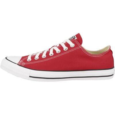 Converse Unisex Erwachsene Sneaker Low Chuck Taylor All Star OX Rot 46 Converse Unisex Erwachsene Sneaker Low Chuck Taylor All Star OX Rot 46