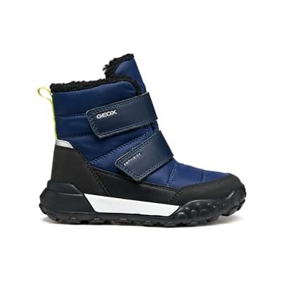 Geox JUNIOR J TREKKYUP BOY B ABX ANKLE BOOTS NAVY/LIME 27_EU Geox JUNIOR J TREKKYUP BOY B ABX ANKLE BOOTS NAVY/LIME 27_EU