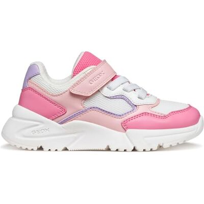 Geox JUNIOR Girl J Loftus Girl B Sneakers Salmon/White 27_EU Geox JUNIOR Girl J Loftus Girl B Sneakers Salmon/White 27_EU