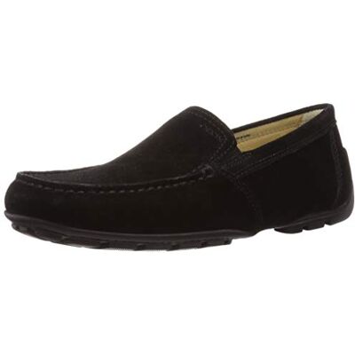 Geox Jungen U Moner V Moccasin, Schwarz, 41 EU Geox Jungen U Moner V Moccasin, Schwarz, 41 EU