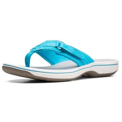 Clarks Damen Breeze Sea Flipflop, Aqua Synthetik, 35.5 EU Clarks Damen Breeze Sea Flipflop, Aqua Synthetik, 35.5 EU