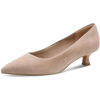 MARCO TOZZI Damen Pumps mit Queenie-Absatz Spitz, Beige (Tan), 36 EU MARCO TOZZI Damen Pumps mit Queenie-Absatz Spitz, Beige (Tan), 36 EU