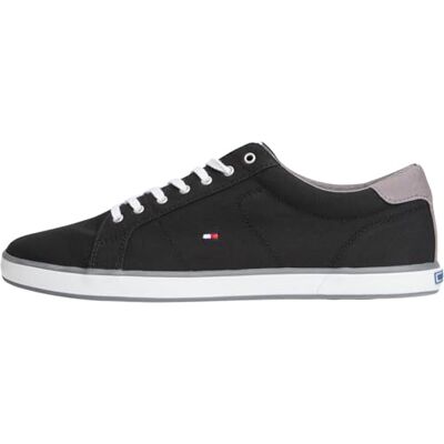 Tommy Hilfiger Herren Vulcanized Sneaker Schuhe, Schwarz (Black), 44 Tommy Hilfiger Herren Vulcanized Sneaker Schuhe, Schwarz (Black), 44