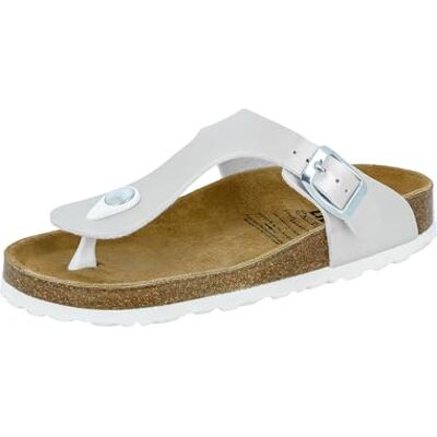 Lico Mädchen Bioline Trend Kids Pantoletten, Silber, 31 EU Lico Mädchen Bioline Trend Kids Pantoletten, Silber, 31 EU