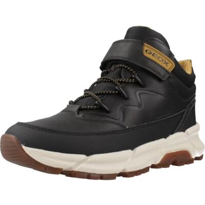 Geox Junior Boy J FLEXYPER PLUS BOY ANKLE BOOTS BLACK/DK YELLOW 33_EU Geox Junior Boy J FLEXYPER PLUS BOY ANKLE BOOTS BLACK/DK YELLOW 33_EU