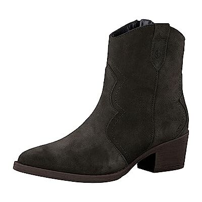 Tamaris Damen Boots mit Absatz Leder Blockabsatz; OLIVE/grün; 37 EU Tamaris Damen Boots mit Absatz Leder Blockabsatz; OLIVE/grün; 37 EU