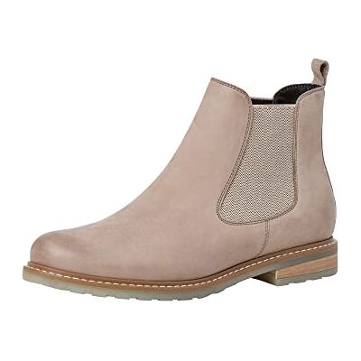 Tamaris Damen Damen 1-25056-27 Chelsea-Stiefel, Grau Taupe Nubuc, 36 EU Tamaris Damen Damen 1-25056-27 Chelsea-Stiefel, Grau Taupe Nubuc, 36 EU