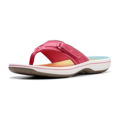 Clarks Damen Breeze Sea Flip-Flop, Hellrosa Ombre, 41.5 EU Clarks Damen Breeze Sea Flip-Flop, Hellrosa Ombre, 41.5 EU