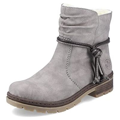 Rieker Damen Ankle Boots Y7463, Frauen Stiefeletten,flach,Stiefel,Bootee,Booties,halbstiefel,Kurzstiefel,uebergangsschuhe,grau (40),36 EU / 3.5 UK Rieker Damen Ankle Boots Y7463, Frauen Stiefeletten,flach,Stiefel,Bootee,Booties,halbstiefel,Kurzstiefel,uebergangsschuhe,grau (40),36 EU / 3.5 UK