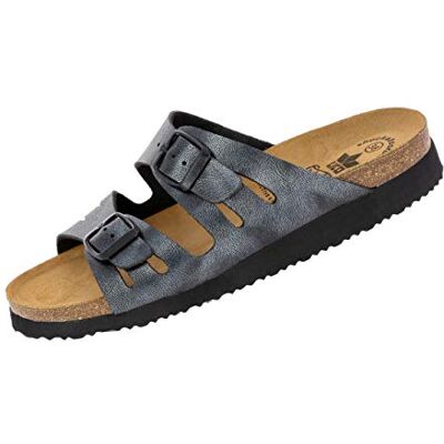 Lico BIOLINE LADY Pantolette Damen Sandale, Schwarz, 41 EU Lico BIOLINE LADY Pantolette Damen Sandale, Schwarz, 41 EU