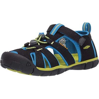 KEEN Unisex Kinder SEACAMP II CNX Sandale SCHWARZ/BRILLANTBLAU 29 KEEN Unisex Kinder SEACAMP II CNX Sandale SCHWARZ/BRILLANTBLAU 29