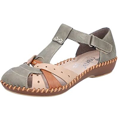 Rieker Damen Halbschuhe M1655-54 grün Gr. 38 Rieker Damen Halbschuhe M1655-54 grün Gr. 38