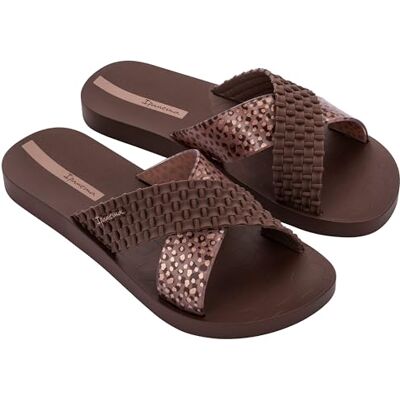 Ipanema SENSE SLIDE FEM Badeslide für Damen auffälliger Riemen mit Muster (BROWN/TURTLE, EU Schuhgrößensystem, Erwachsene, Damen, Numerisch (von/bis), M, 41, 42) Ipanema SENSE SLIDE FEM Badeslide für Damen auffälliger Riemen mit Muster (BROWN/TURTLE, EU Schuhgrößensystem, Erwachsene, Damen, Numerisch (von/bis), M, 41, 42)