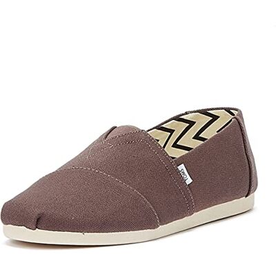 TOMS Damen Alpargata aus recycelter Baumwolle Flache Slipper, Ash Recycled Cotton Canvas , 38.5 EU TOMS Damen Alpargata aus recycelter Baumwolle Flache Slipper, Ash Recycled Cotton Canvas , 38.5 EU