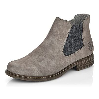Rieker Damen Z2194 Chelsea Boots, Grau Grey Anthrazit 40, 36 EU Rieker Damen Z2194 Chelsea Boots, Grau Grey Anthrazit 40, 36 EU