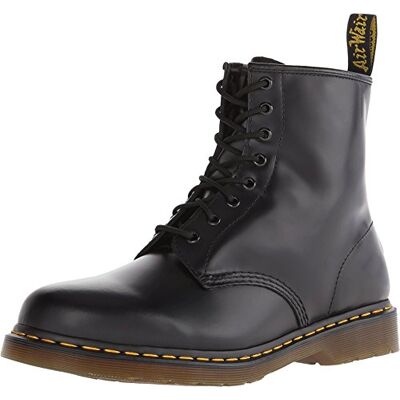 Dr. Martens Mädchen 1460 Combat Boots, Schwarz Black Smooth, 39 EU Dr. Martens Mädchen 1460 Combat Boots, Schwarz Black Smooth, 39 EU