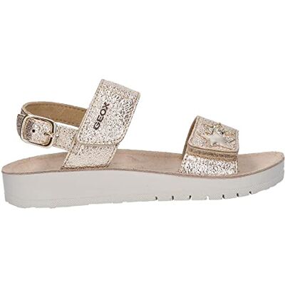 Geox Mädchen J Costarei Gi Sandalen, Gold, 29 EU Geox Mädchen J Costarei Gi Sandalen, Gold, 29 EU
