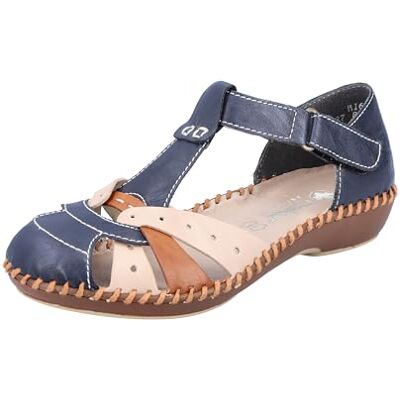 Rieker Damen Halbschuhe M1655-14 blau Gr. 37 Rieker Damen Halbschuhe M1655-14 blau Gr. 37