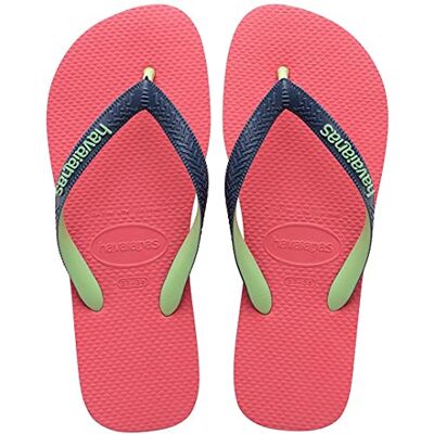 Havaianas Top Mix Unisex FlipFlop Pink Porcelain 33 EU Havaianas Top Mix Unisex FlipFlop Pink Porcelain 33 EU