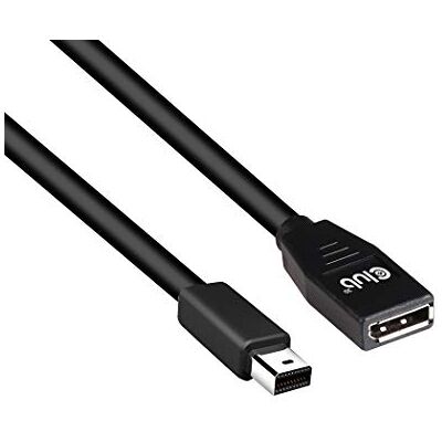 Club 3D Mini DisplayPort™ auf DisplayPort™ 1.4 Verlängerungskabel 8K60Hz DSC1.2 HBR3 HDR St./B. 1 Meter 32AWG Club 3D Mini DisplayPort™ auf DisplayPort™ 1.4 Verlängerungskabel 8K60Hz DSC1.2 HBR3 HDR St./B. 1 Meter 32AWG