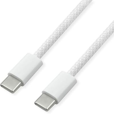 VALUE USB 2.0 Kabel, Typ C-C, ST/ST, 60W, weiß, 2 m VALUE USB 2.0 Kabel, Typ C-C, ST/ST, 60W, weiß, 2 m