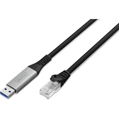 Digitus USB zu Ethernet Adapter – 10 m – USB-A zu RJ45 – 1 Gbit/s Digitus USB zu Ethernet Adapter – 10 m – USB-A zu RJ45 – 1 Gbit/s