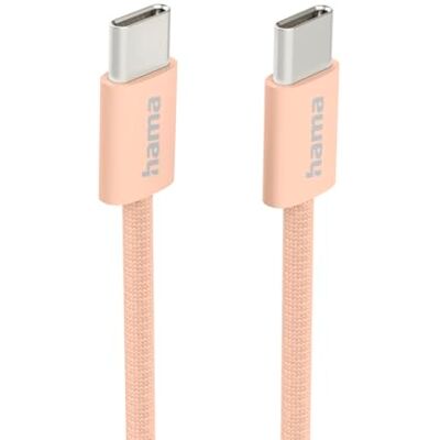 Hama Ladekabel Fabric, USB-C USB-C, 1m, Nylon, Orange Hama Ladekabel Fabric, USB-C USB-C, 1m, Nylon, Orange