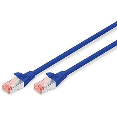 Digitus LAN Kabel Cat 6 – 5 m – S/FTP Geschirmt – Blau Digitus LAN Kabel Cat 6 – 5 m – S/FTP Geschirmt – Blau