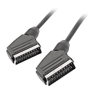 Lanberg CA-EUEU-10CC-0018-BK Scart-Scart Kabel Audio-Video, 1,8m schwarz Lanberg CA-EUEU-10CC-0018-BK Scart-Scart Kabel Audio-Video, 1,8m schwarz